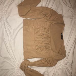 Crop top long sleeve